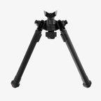 Magpul Bipod for Sling Stud QD, in black, legs extended, front view