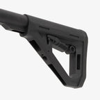 Magpul DT Carbine Stock Mil-Spec for AR-15/M4, fitted to a buffer tube, side view