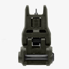 Magpul MBUS 3 Sight Front for AR-15/M4, in ODG, deployed, rear view