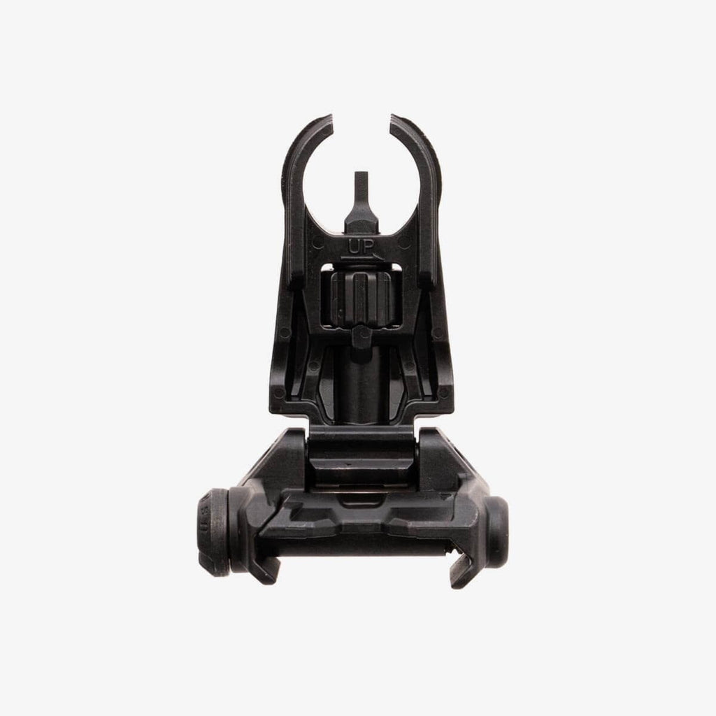 Magpul MBUS Pro Hooded Front Sight for AR-15, deployed, front view