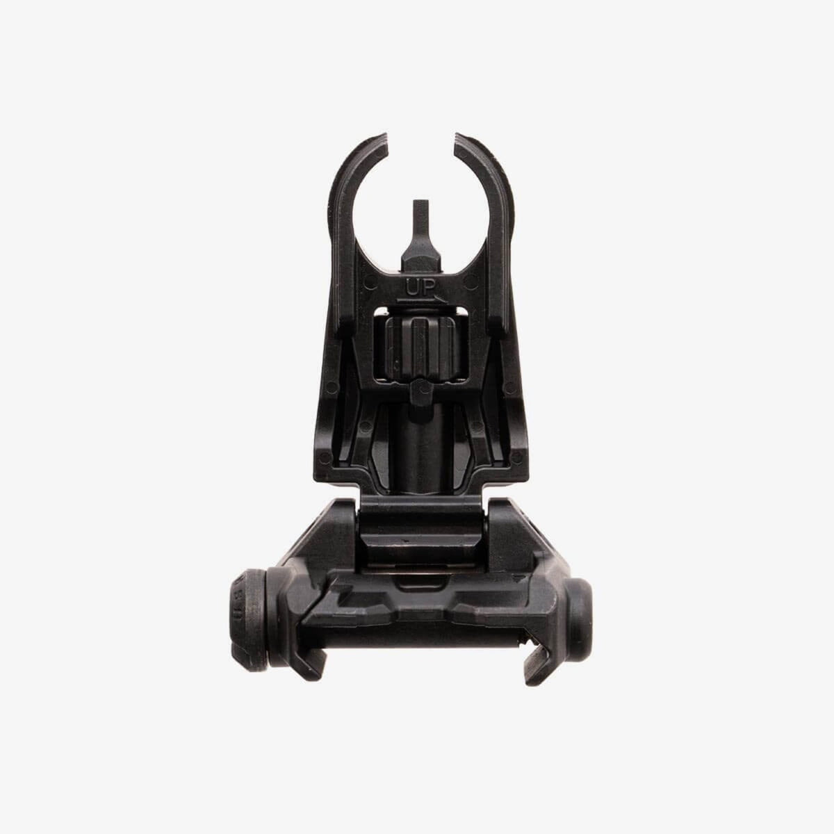 Magpul MBUS Pro Hooded Front Sight for AR-15, deployed, front view