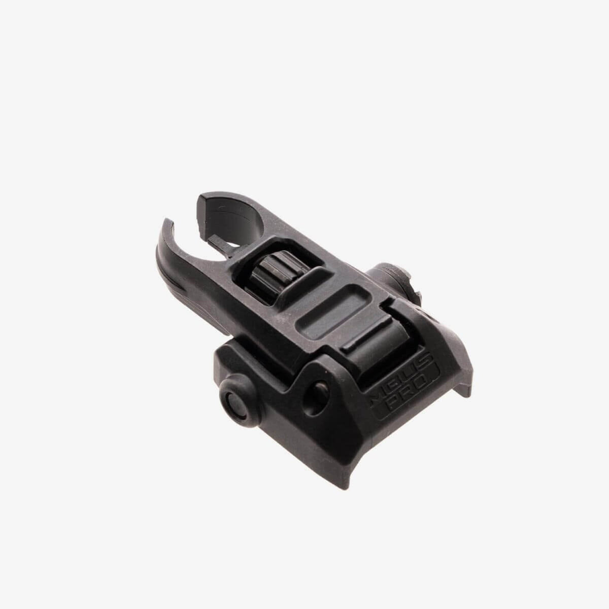 Magpul MBUS Pro Hooded Front Sight for AR-15, folded, angled view