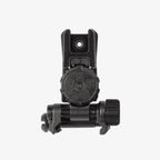Magpul MBUS Pro LR Adjustable Rear Sight for AR-15/M4, rear view showing the aperture and adjustment drum