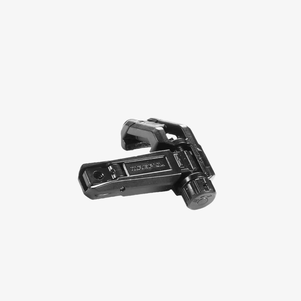 Magpul MBUS Pro Offset Rear Sight, folded, angled view