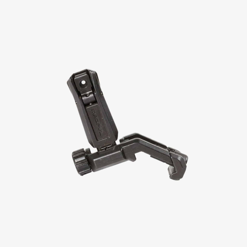 Magpul MBUS Pro Offset Rear Sight, deployed, angled view