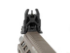 Magpul MBUS Sight Front for AR-15/M4, deployed on a rifle handguard