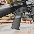 Magpul MOE Grip for AR-15/M4, fitted to a rifle outdoors
