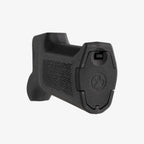 Magpul MOE-K2 XL Pistol Grip for AR-15/M4, in black, base view showing the storage core