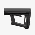 Magpul MOE PR Carbine Stock Mil-Spec for AR-15/M4 in black, side profile showing the adjustable cheek riser