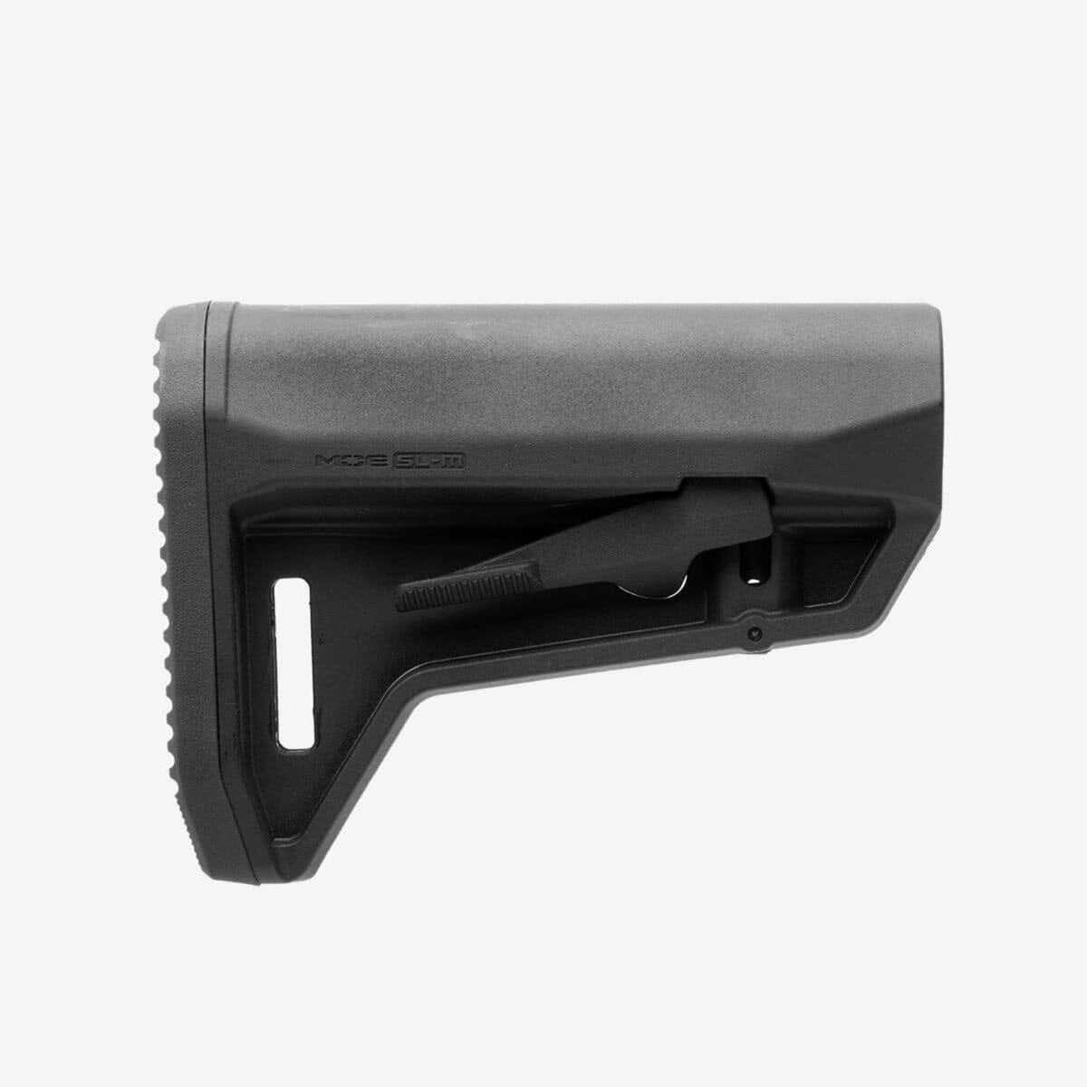 Magpul MOE SL-M Carbine Stock Mil-Spec for AR-15/M4, in black, side profile