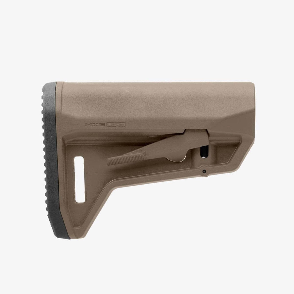Magpul MOE SL-M Carbine Stock Mil-Spec for AR-15/M4, in Flat Dark Earth, side profile