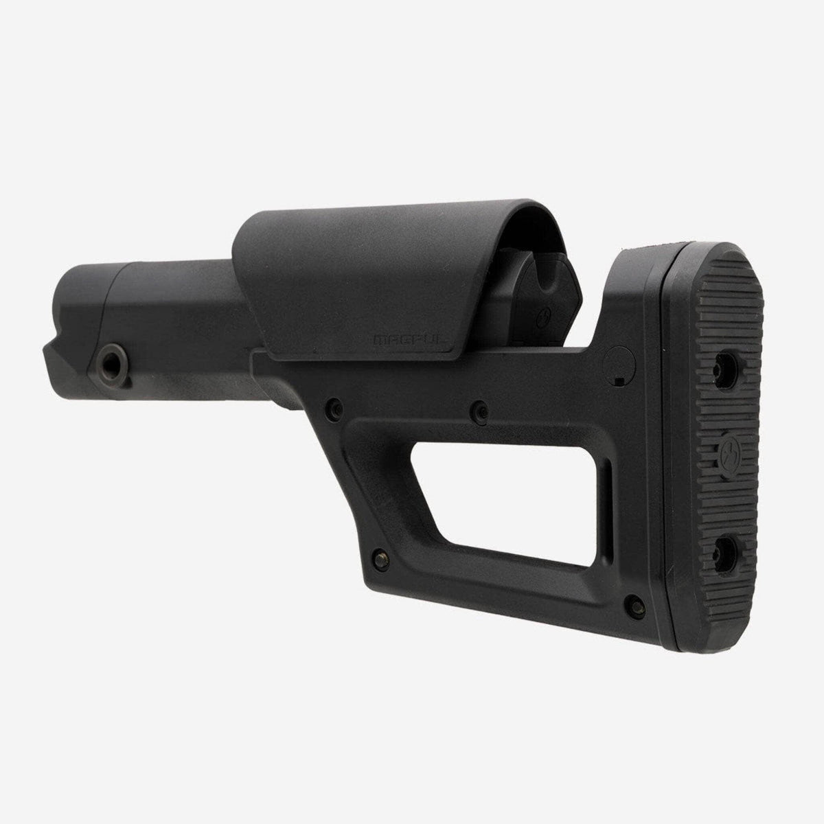 Magpul PRS Lite Precision-Adjustable Stock for AR-15 & AR-10, angled rear view