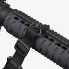 Magpul RSA QD Rail Sling Attachment, fitted to a quad rail with a sling attached
