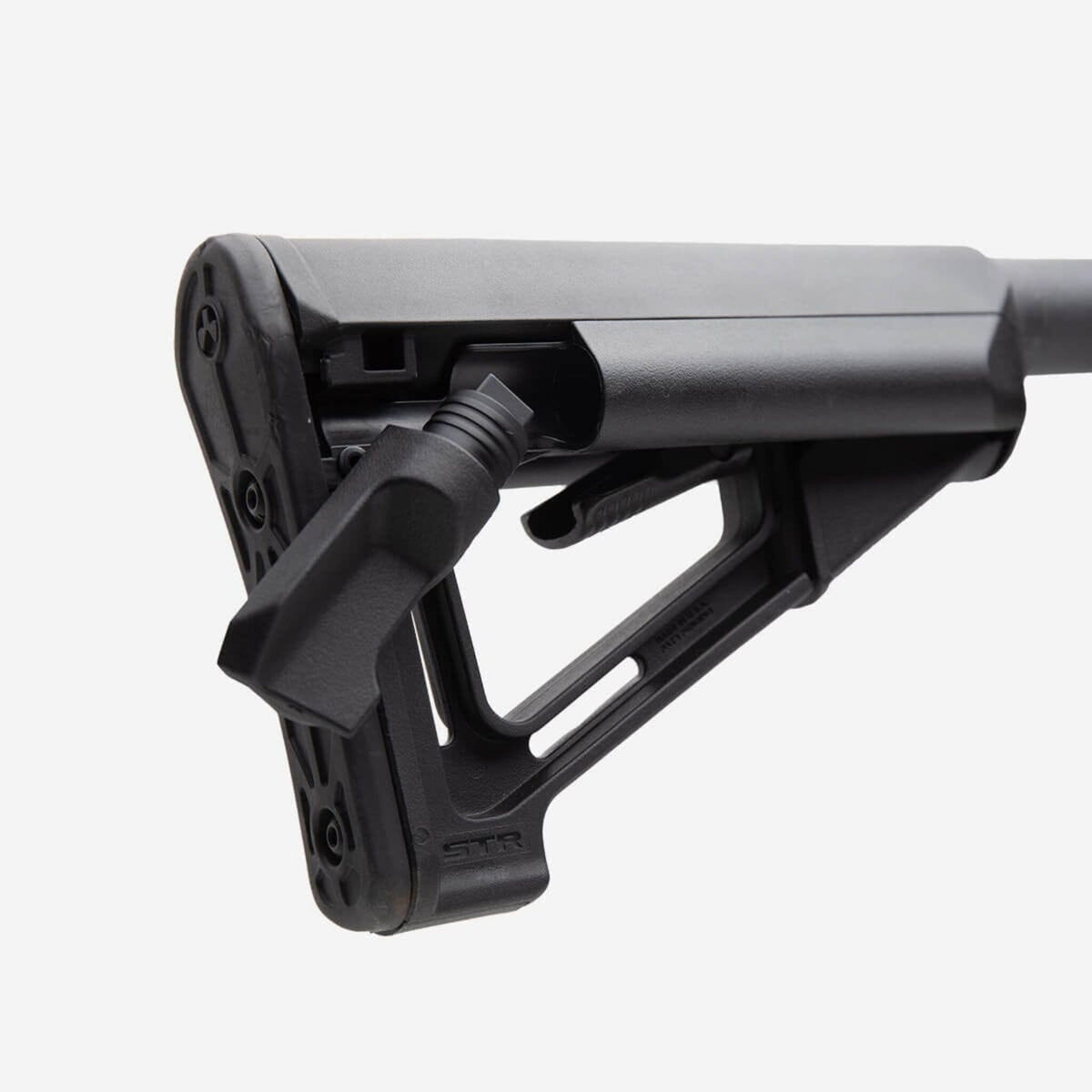 Magpul STR Carbine Stock Mil-Spec for AR-15/M4, fitted to a buffer tube with a sling attached