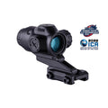 Primary Arms SLx 3X MicroPrism scope, part 710036, with the red illuminated ACSS Raptor 5.56/.308 Yard reticle