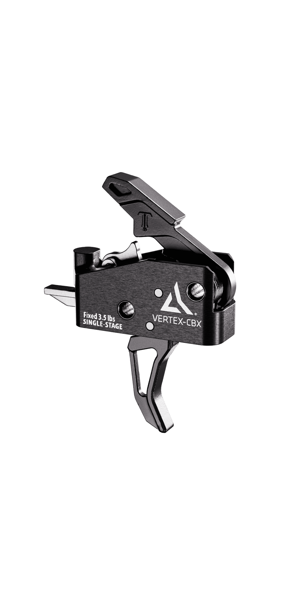 Radian Vertex CBX Single-Stage Trigger for AR-15, side profile