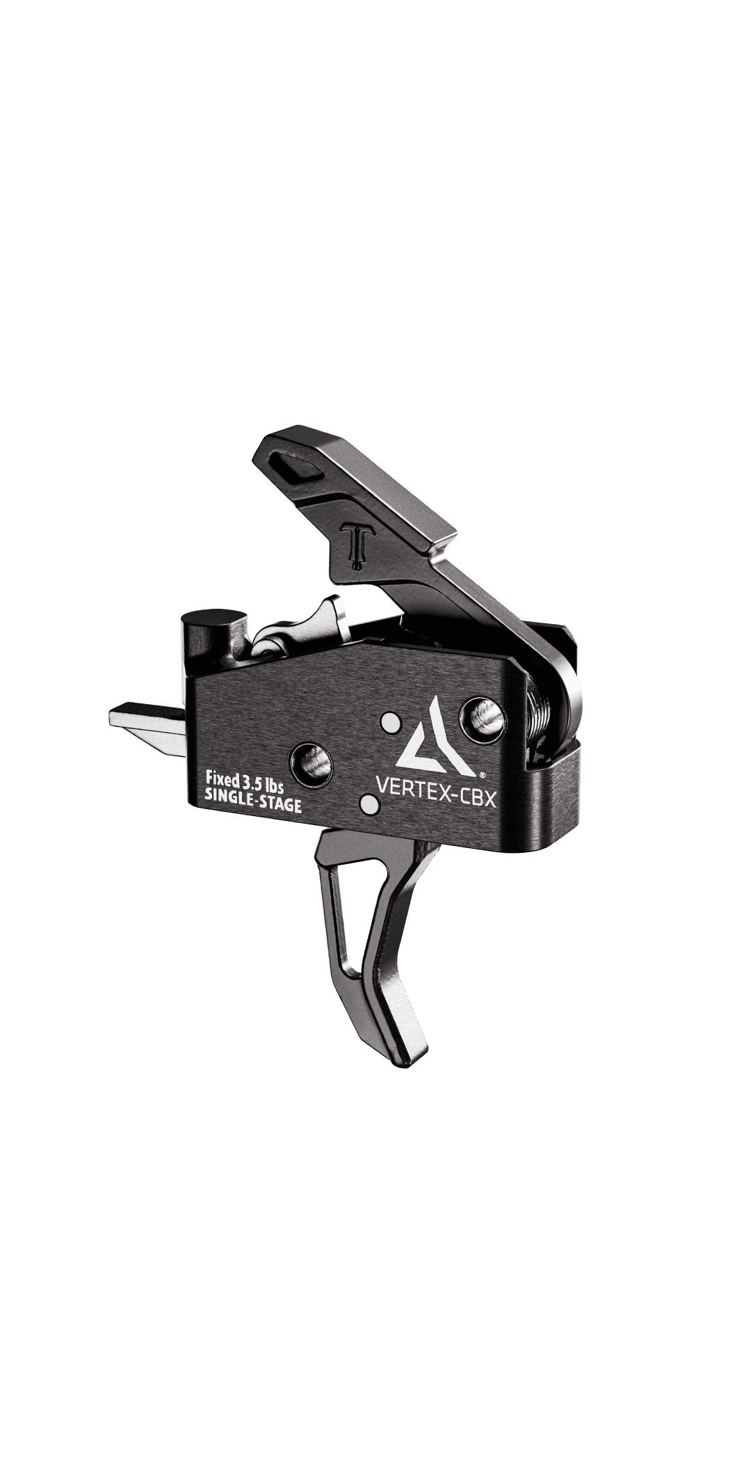 Radian Vertex CBX Single-Stage Trigger for AR-15, side profile