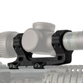Reptilia AUS one-piece 30mm scope mount, 1.54 in. bore height, in Black Anodize