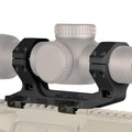 Reptilia AUS one-piece 34mm scope mount, 1.70 in. bore height, in Black Anodize