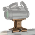 Reptilia DOT optic mount for Aimpoint Micro, 1.93 in. height, in Flat Dark Earth Anodized