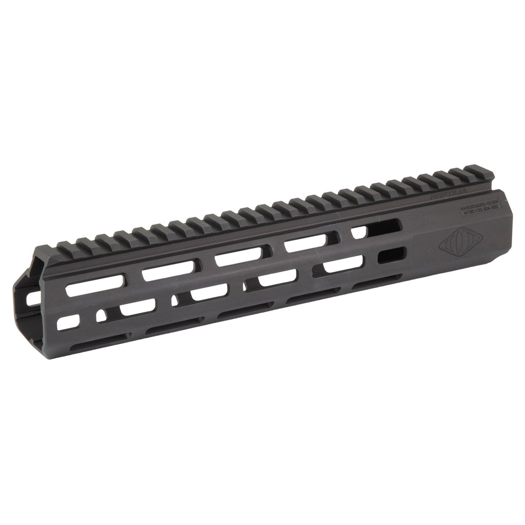 Reptilia M-LOK handguard for AR-15/M4, 10.5 inch in Black Anodized, side view, 100-356