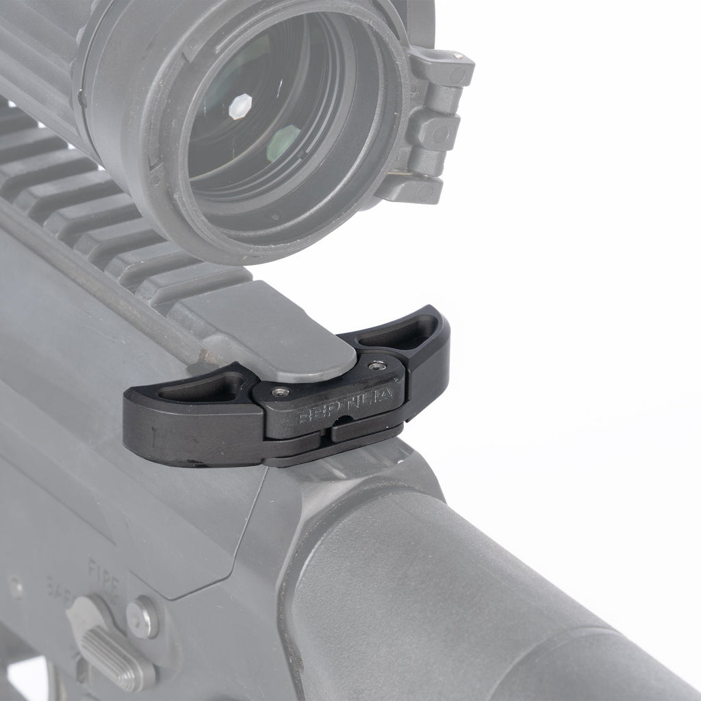 Reptilia PULLER ambidextrous charging handle for AR-10 in Black Anodized