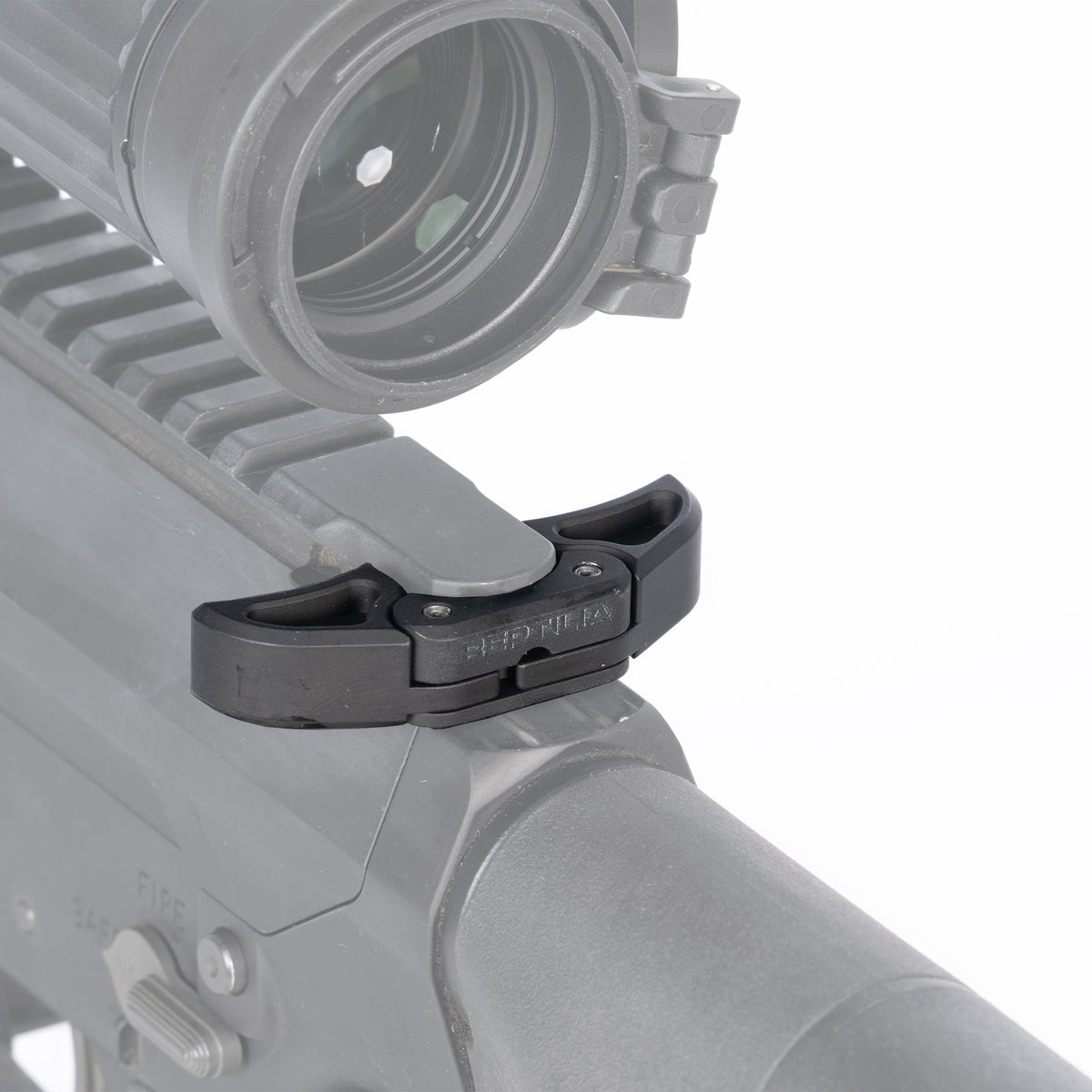 Reptilia PULLER ambidextrous charging handle for AR-10 in Black Anodized