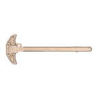 Reptilia PULLER charging handle for AR-15, in FDE, top view