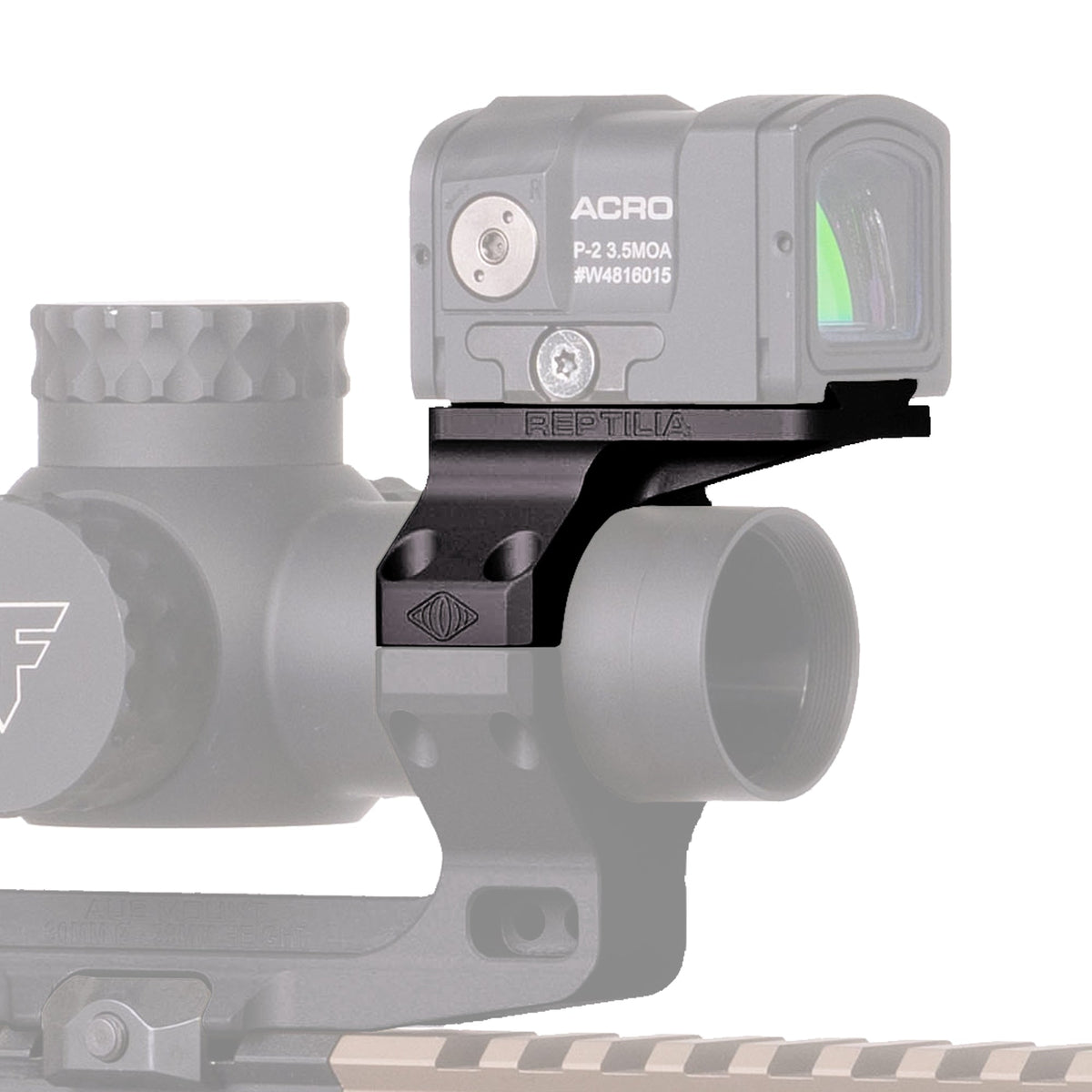 Reptilia 30mm ROF-90 Optic Mount for Aimpoint ACRO and Steiner MPS in Black