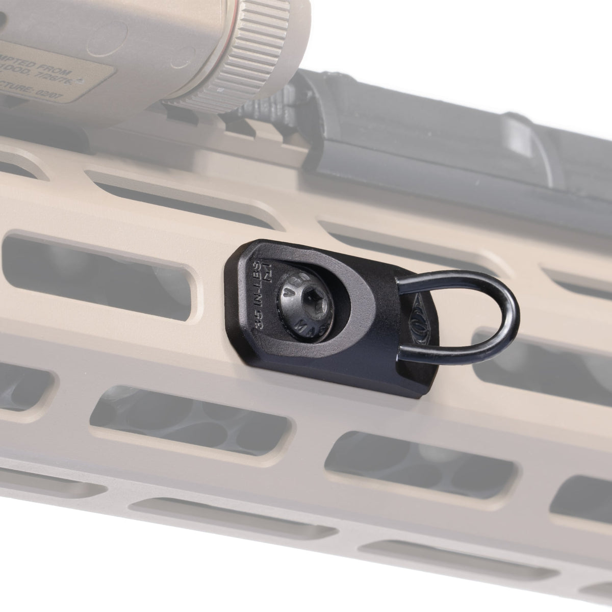 Reptilia SOCKET M-LOK sling loop mount in Black Anodized