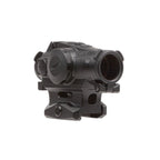 ROMEO4T-PRO 1x20 red dot sight in black, showing the control buttons and battery compartment