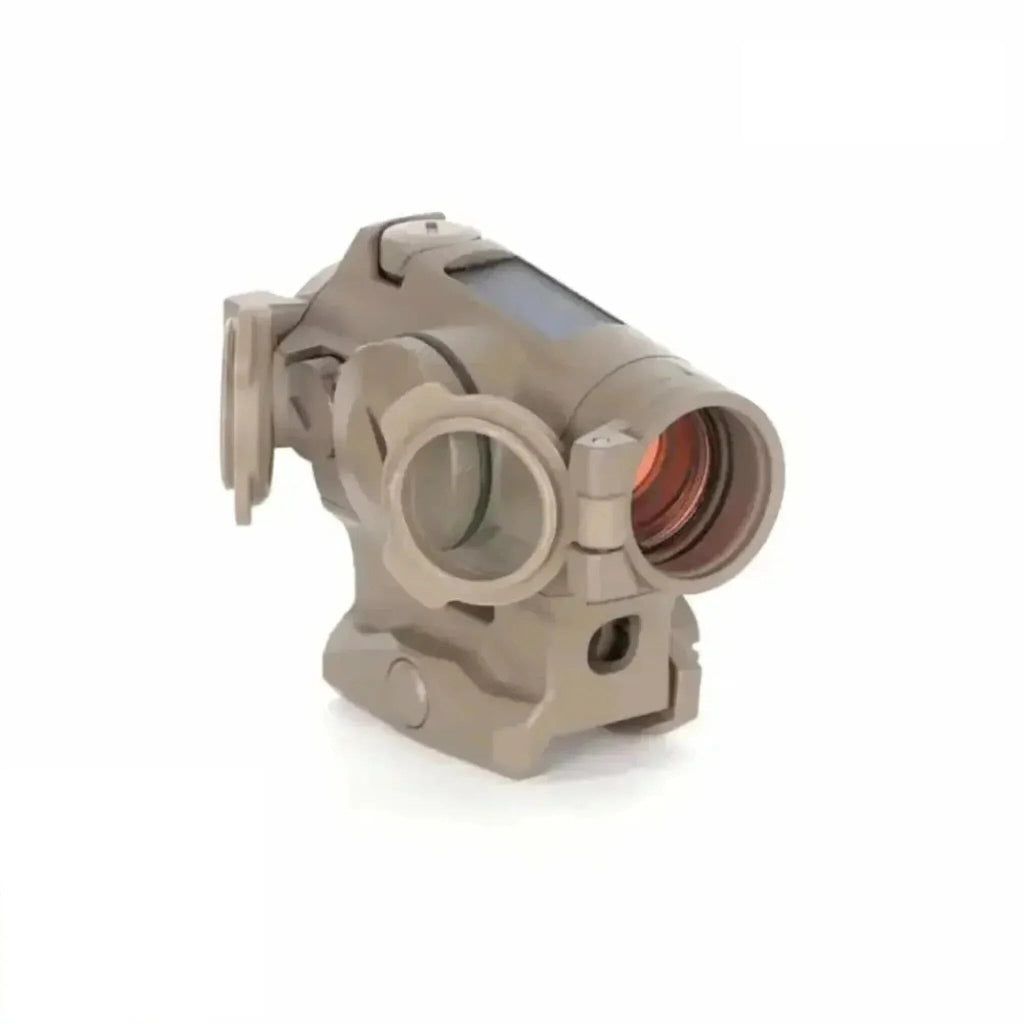 SIG Sauer ROMEO4T FDE red dot sight with the brightness controls for its twelve settings