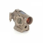 SIG Sauer ROMEO4T FDE red dot sight with the brightness controls for its twelve settings
