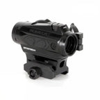 SIG Sauer ROMEO4T red dot sight showing the windage and elevation turrets at 0.5 MOA per click