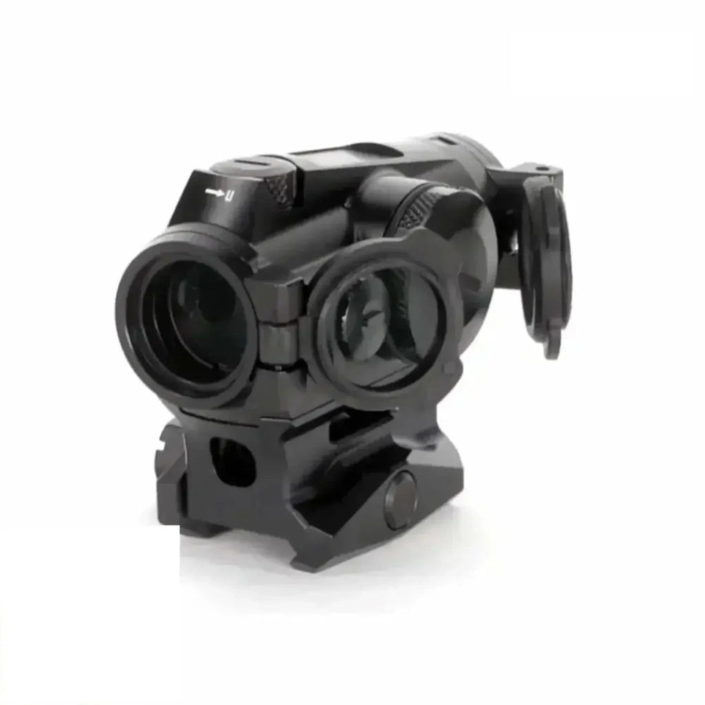SIG Sauer ROMEO4T red dot sight with the solar panel that backs up its CR2032 cell