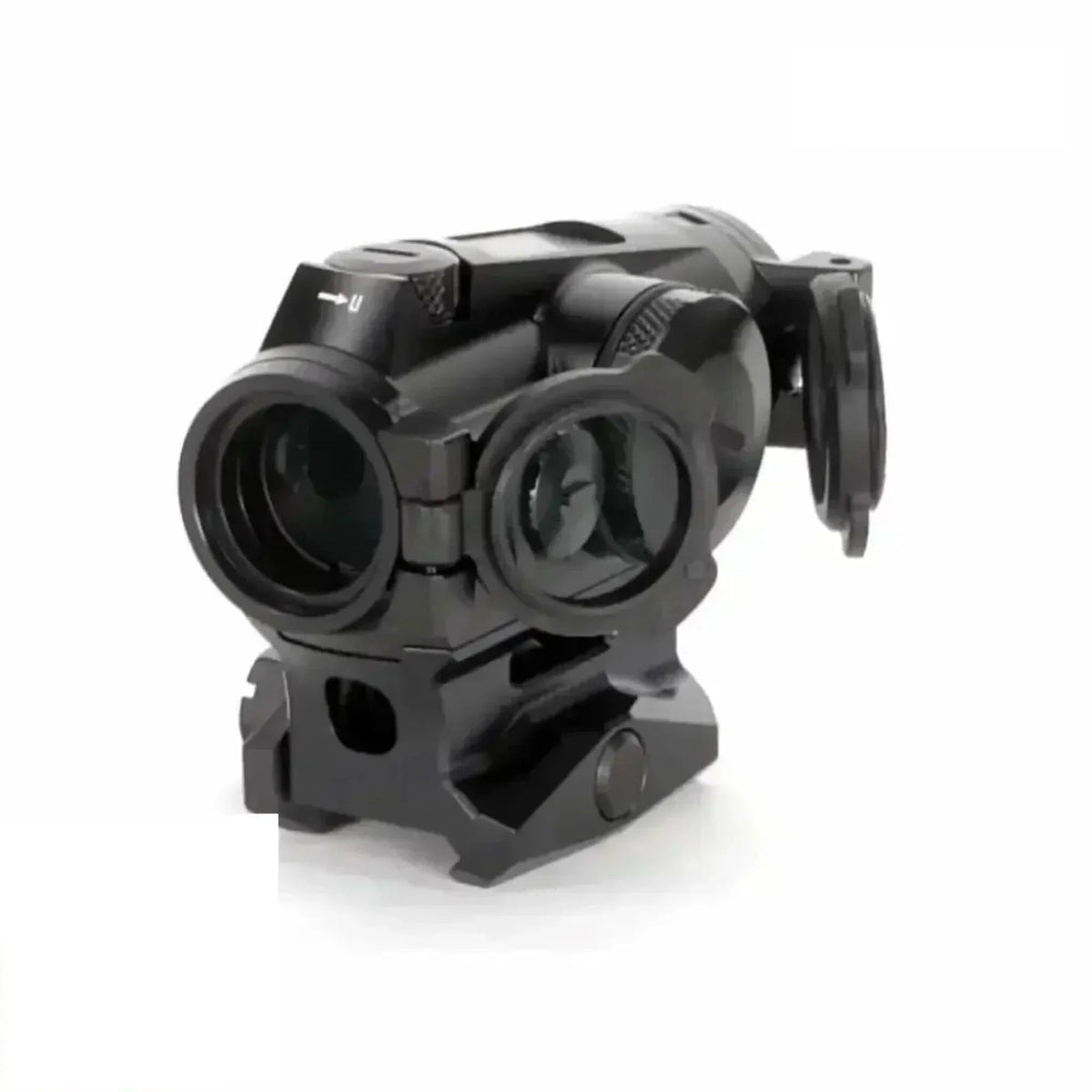 SIG Sauer ROMEO4T red dot sight with the solar panel that backs up its CR2032 cell