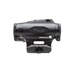 SIG Sauer ROMEO4XT-PRO black sight with its windage and elevation turrets