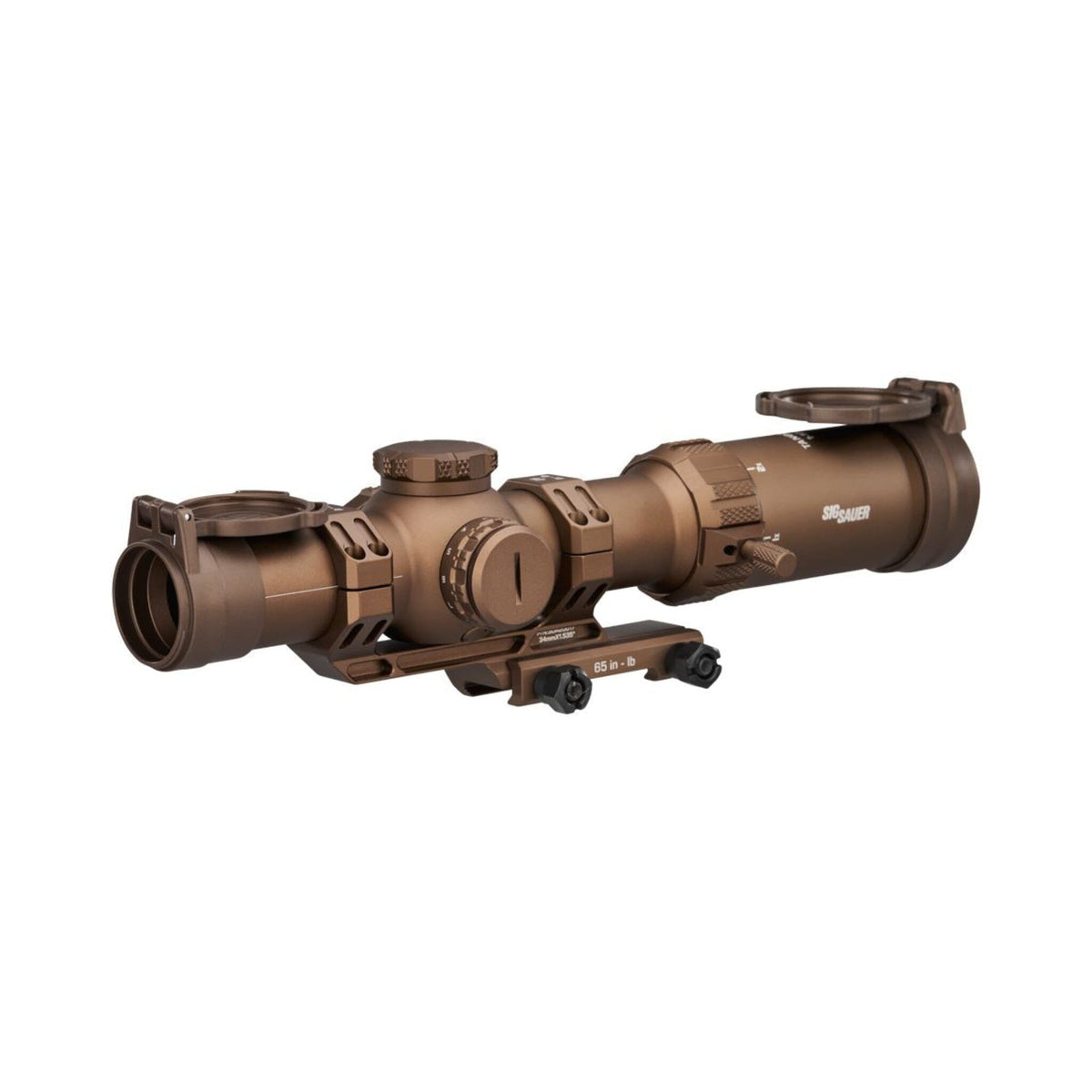 SIG Sauer TANGO-MSR 1-10x26 first focal plane LPVO with the illuminated MSR BDC10 reticle