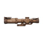 SIG Sauer TANGO-MSR 1-10x26 FFP scope with the reticle illumination dial and capped MOA turrets