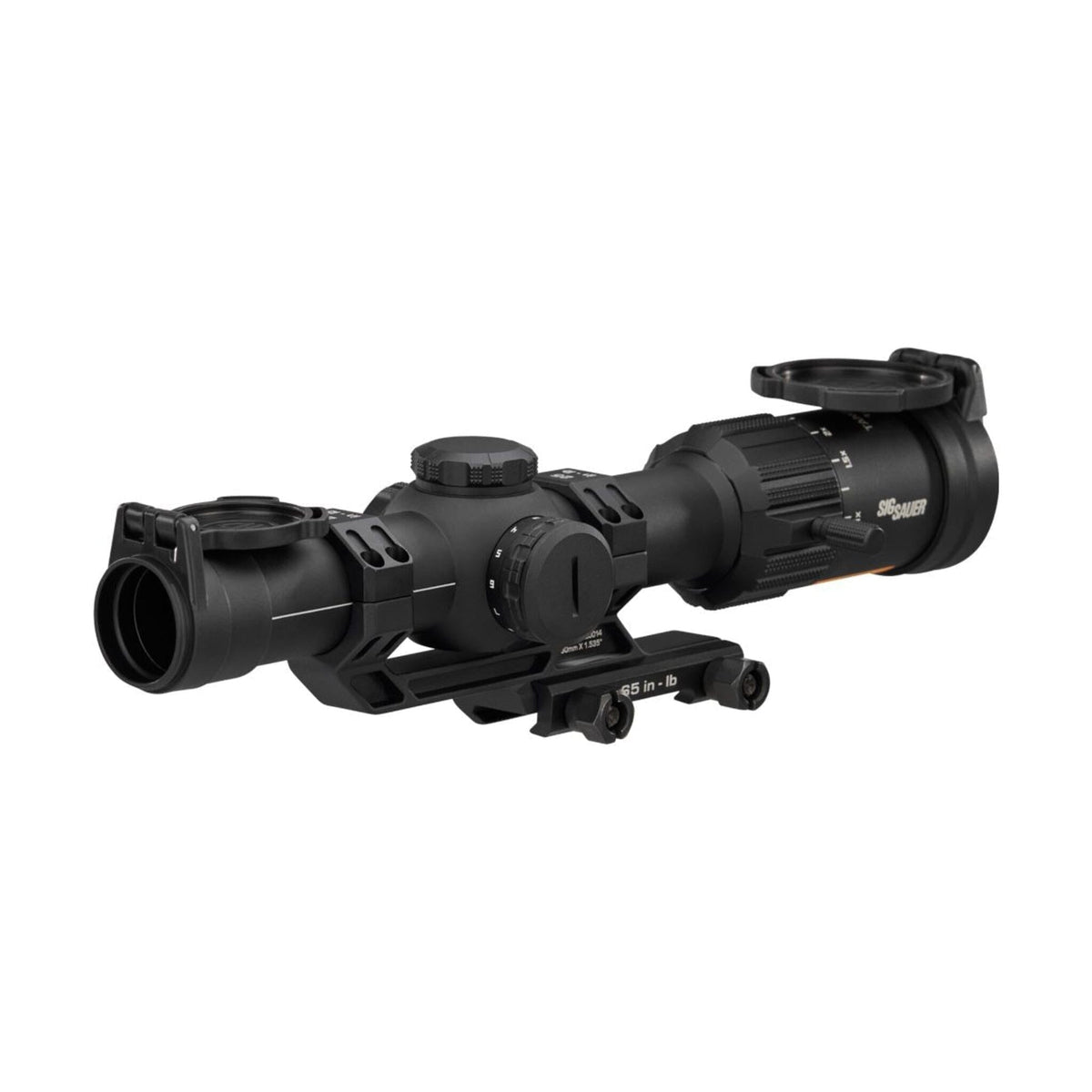 SIG Sauer TANGO-MSR 1-6x24 LPVO in black with the illuminated MSR BDC6 second focal plane reticle