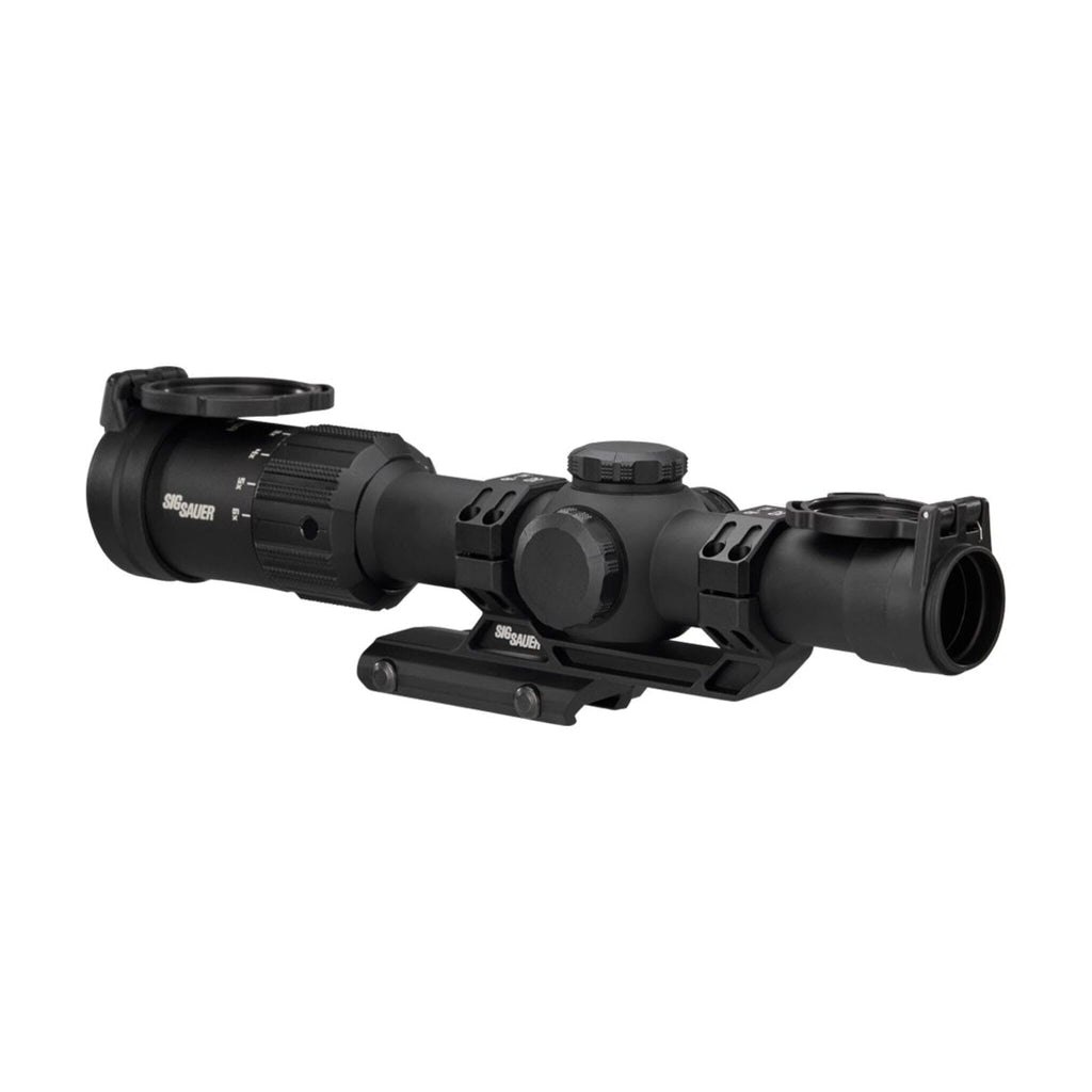 SIG Sauer TANGO-MSR 1-6x24 in black showing the 24mm objective bell and 30mm main tube