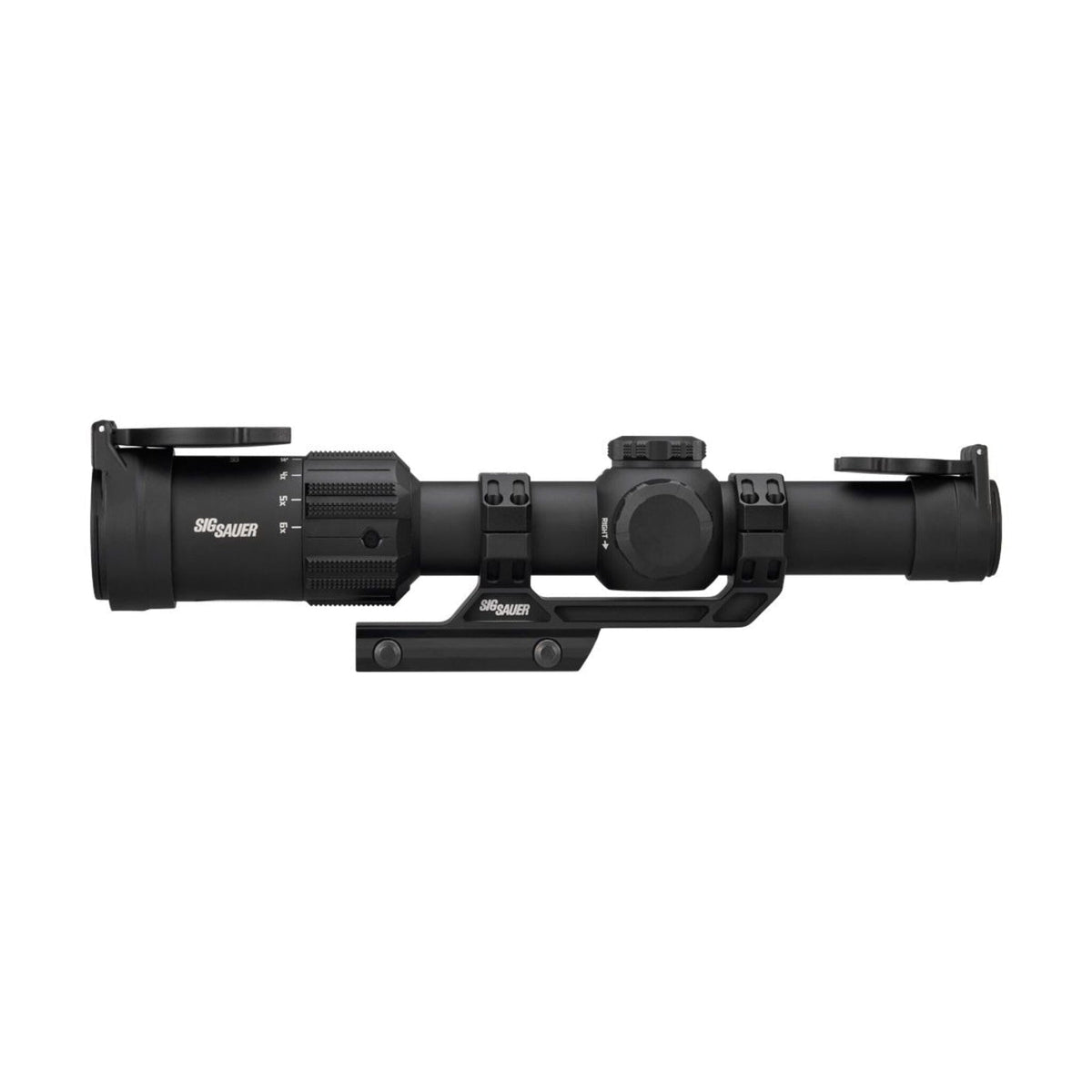 SIG Sauer TANGO-MSR 1-6x24 black LPVO with its magnification ring across the 1x to 6x range