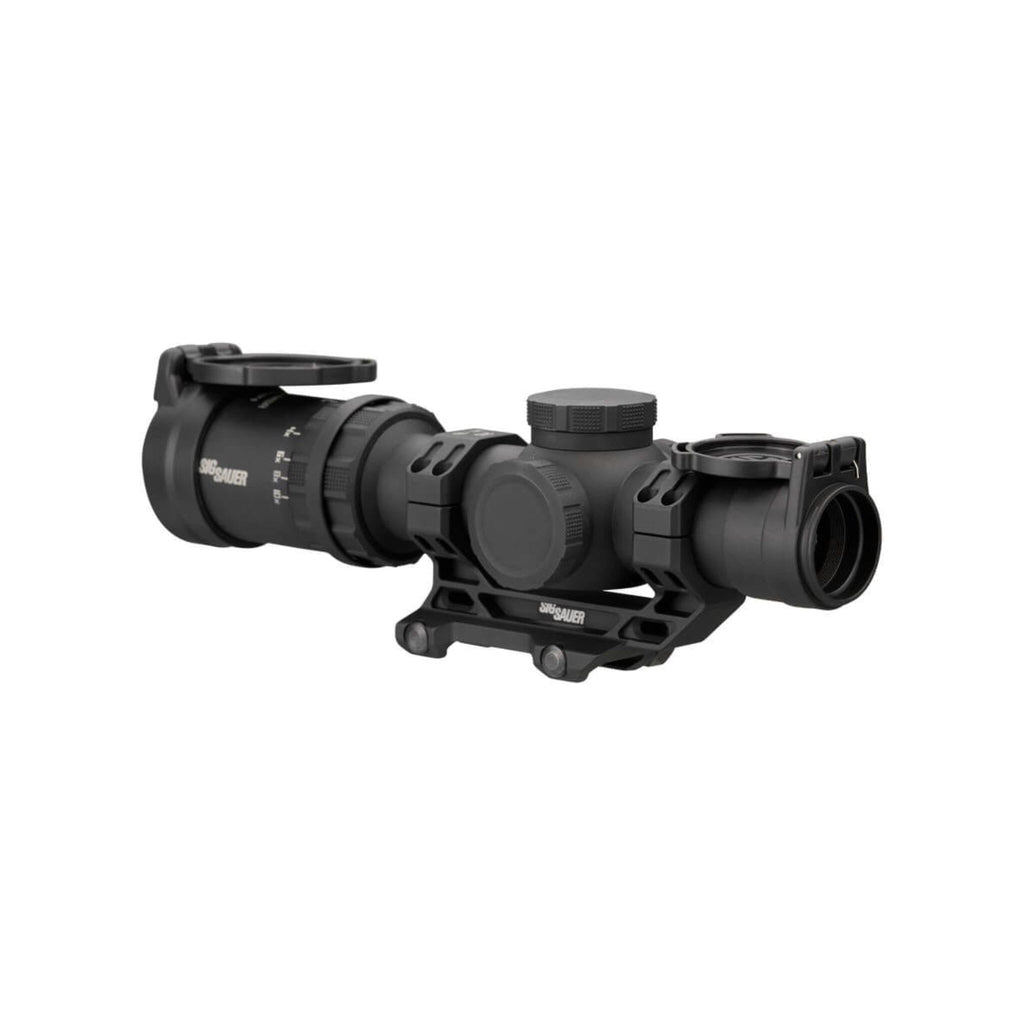 SIG TANGO-MSR Compact 1-10x24 FFP scope showing the 24 mm objective on the 8.4in body