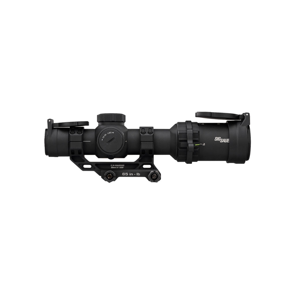 SIG Sauer TANGO-MSR Compact 1-6x24 BDC6 with the illumination dial and its six brightness settings