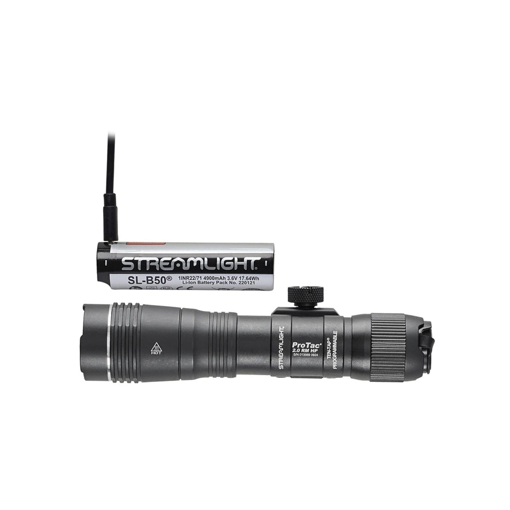 ProTac 2.0 Rail Mount HP head, the part that turns 2000 lumens into 85,000 candela