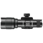 Streamlight ProTac Rail Mount 1 weapon light clamped to a long gun Picatinny rail