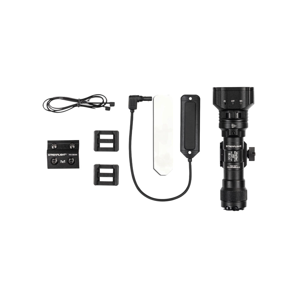 Streamlight ProTac Rail Mount VIR Pro USB, part 88139, with white light and a 940 nm IR illuminator