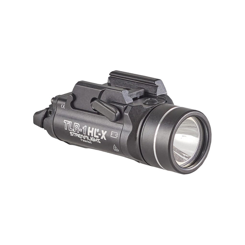 Streamlight TLR-1 HL-X USB weapon light producing 20,000 candela for a 283-metre beam