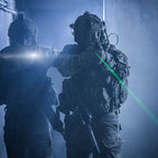 Streamlight TLR-2 HL G in black, powered by two CR123A lithium cells