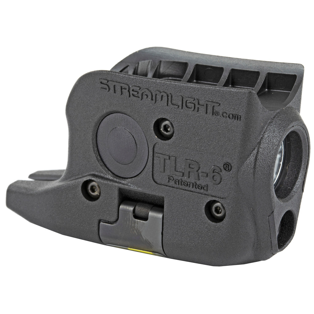 Streamlight TLR-6 69270 shown with the two CR 1/3N lithium cells that power it